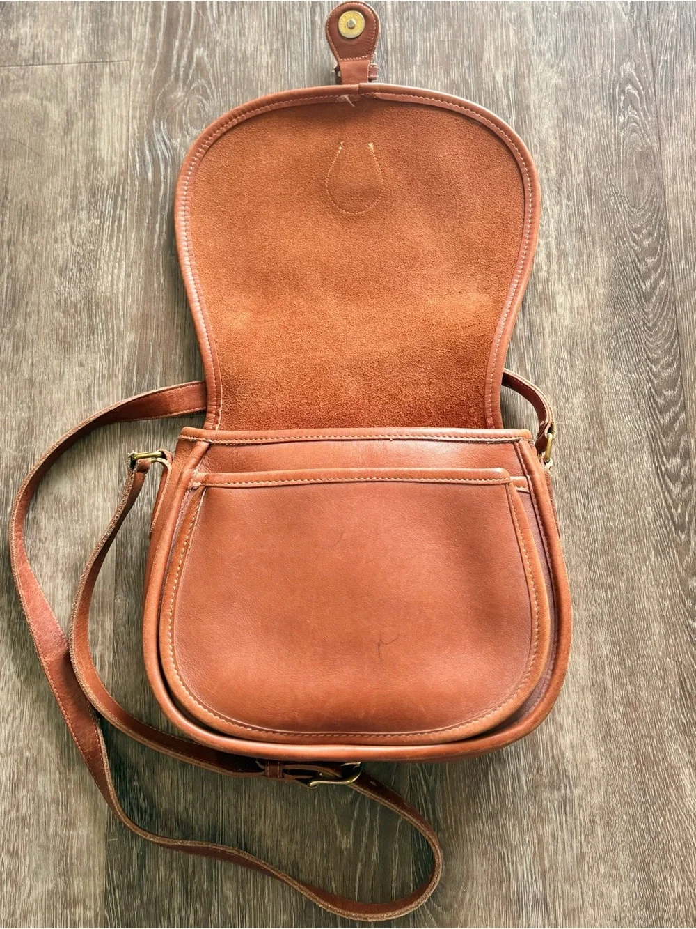Vintage Coach Saddle Bag